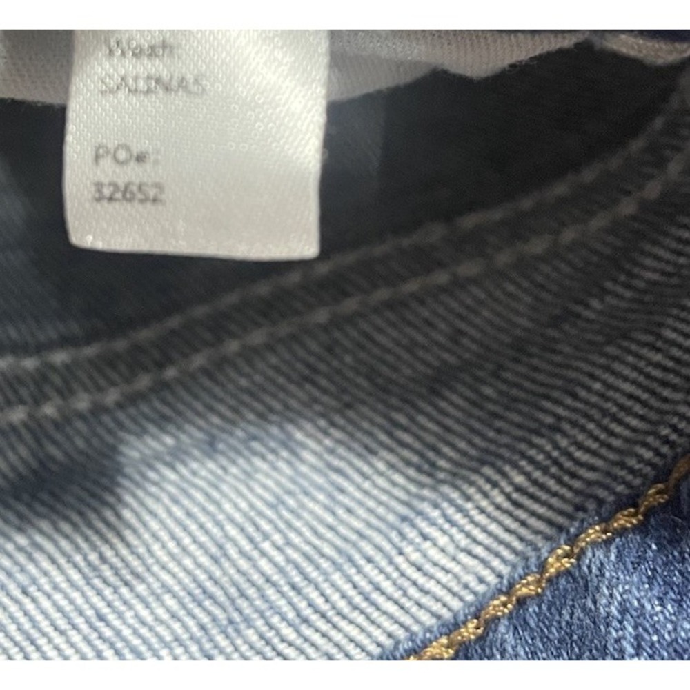 Reformation Wilder High Rise Wide Leg Cropped Jeans Salinas Size 24 Preppy - Picture 11 of 13